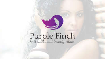 Purple Finch Logo Design